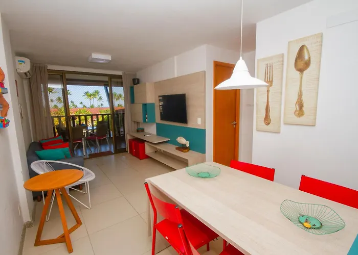 Flat Oka Beach Residence - Muro Alto